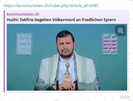 Huthi: Takfiris begehen Völkermord an friedlichen Syrern